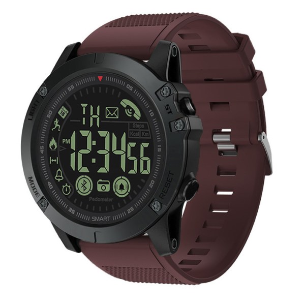 Smart Watch Utomhussport Löpning Timing Simning Vattentät Multifunktionell Red