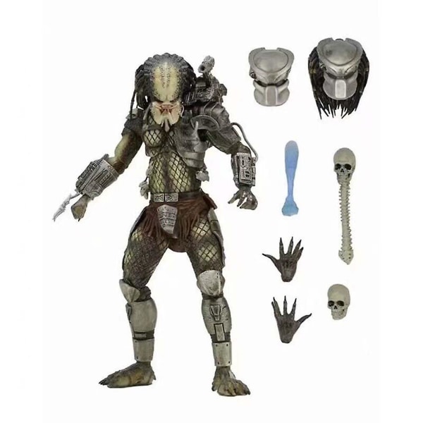 Neca Predator Jungle Hunter Ultimate 7\" 1:12 Legetøjs Actionfigur Deluxe