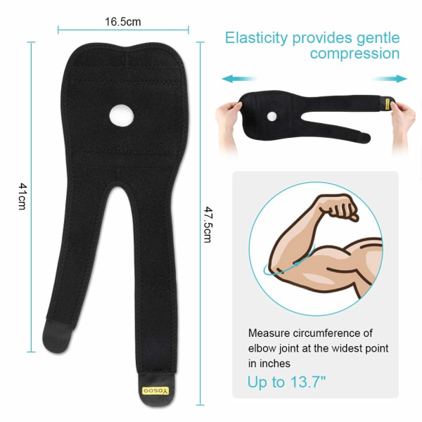 Ellenbogestöd Tennisarm, Armbågsbandage Fitness