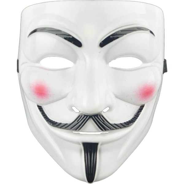 DWTECH 3-pack V för Vendetta Mask Vuxna/Barn Guw Fawkes Mask Anonym Mask