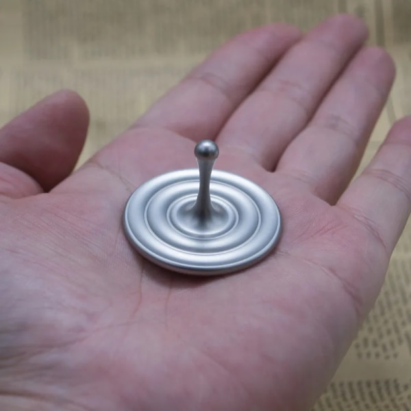 Snurrande topp roterande magnetisk dekoration skrivbord vattendroppe fingertopp spinner leksaker gåvor vattendroppe handgyro metall fidget leksaker