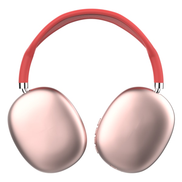 Huvudmonterat trådlöst, bluetooth-headset, lämpligt för Apple Huawe Pink