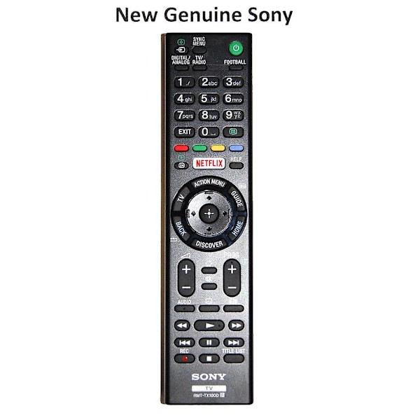Rmt-tx100d Sony LCD TV:n kaukosäädinmalli Kd-65s8505c Kd-65s8005c