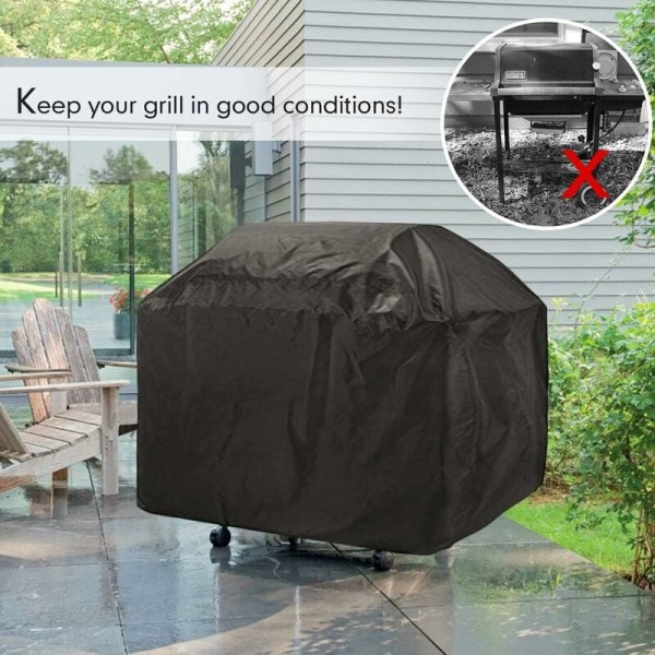 210D Heavy Duty Tarp Cover Oxford Beskyttelse BBQ Grill Cover 190*71*117cm