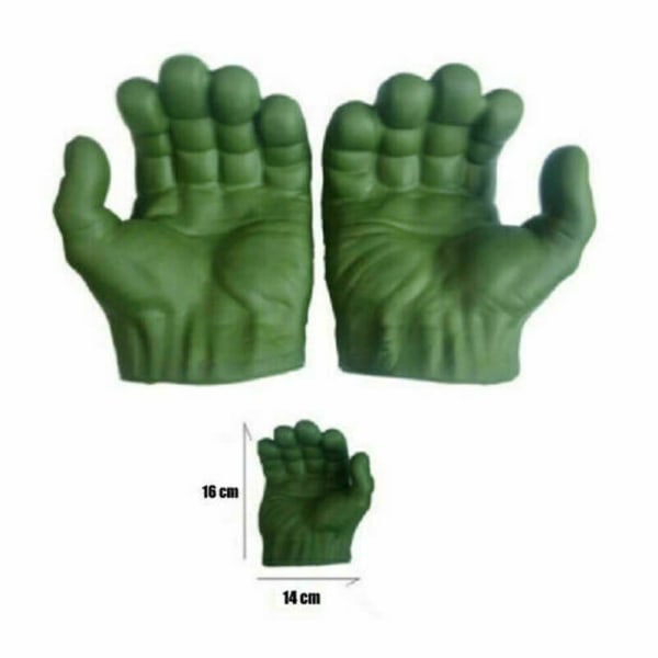 Hulk Smash Hænder Avengers Cosplay Blødt Legetøjsdukke Handsker Et Par Fest Legetøjsgave - Perfekt