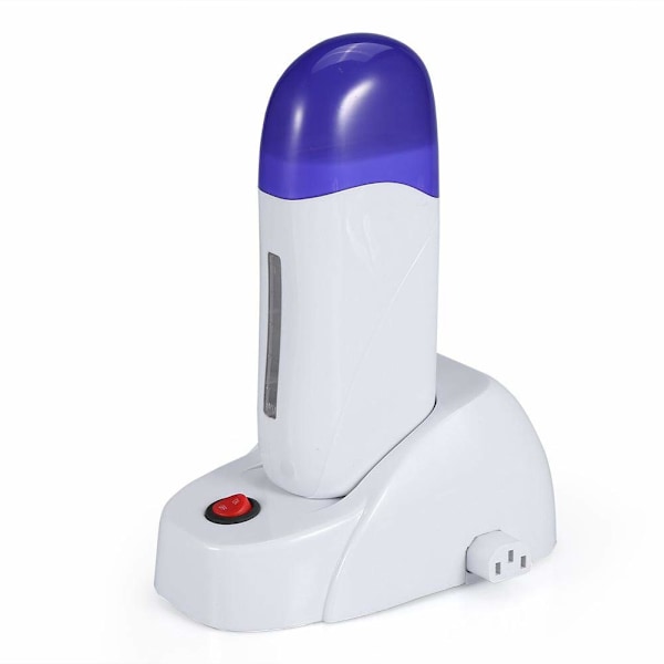 Bærbar voks hårfjerningsmaskine, depilatorisk voksvarmer, epilator maskinsæt med 3 typer bærbar voks depilatorisk rullevarmer (Single Waxing Heaters)