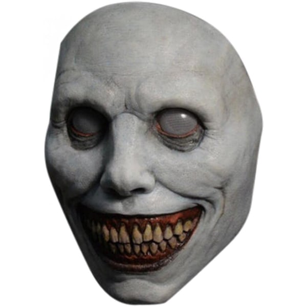 Halloween Maske Nyhed Latex Helhoved Skelet Skræmmende Masker Skræmmende Halloween Maske Til Drenge 3D Kranie White (Not Glowing) 22x18x7cm