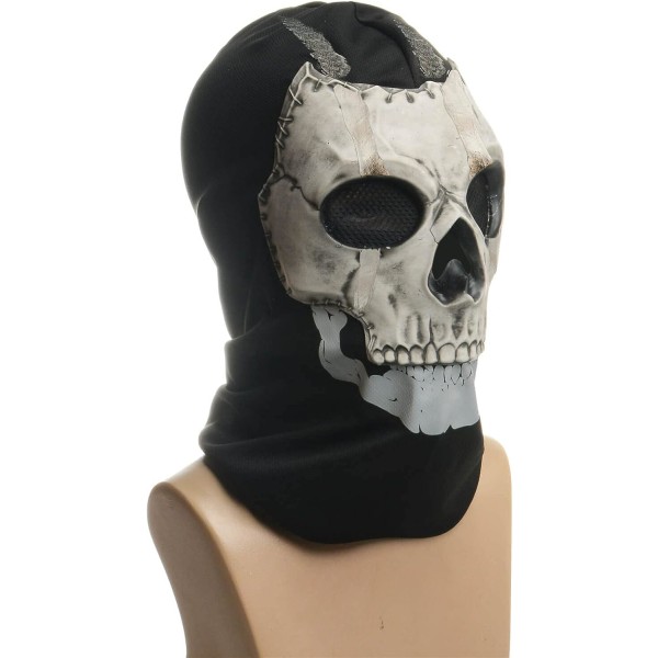 COD Ghost Mask Skull Helmask MW2 Cosplay Kostymmask för Sport Halloween Cosplay