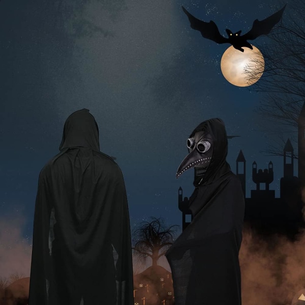 Plague Doctor Mask Halloween Bird Mask Retro Nit Steampunk Latex Mask
