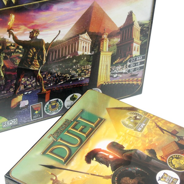 7 Wonders Duell - Brädspel (Grundspel) | Brädspel för 2 Spelare | Civilization och Strategi Brädspel ，Ålder 10+ ， Speltid 20-30 Minuter