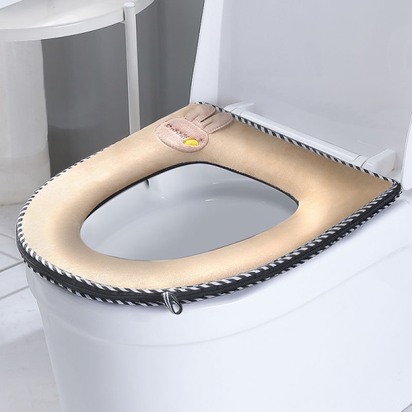 Bärbar toalettstol för hushållsbruk med dragkedja