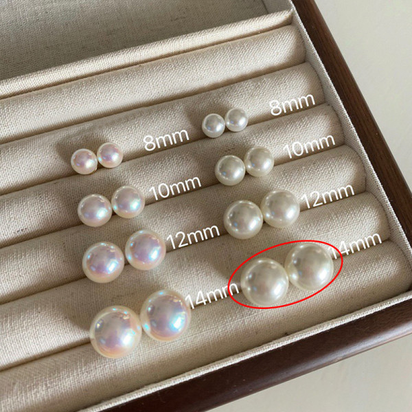 Premium pärla örhängen för kvinnor nisch design örhängen