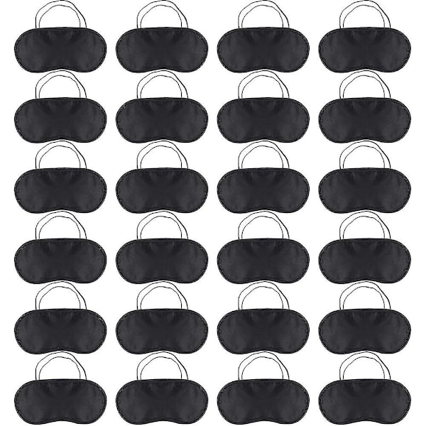 24 Pack Sleep Eye Mask Shade Cover, Soft Blindfold Travel Sleep Cover Comfortable FFK