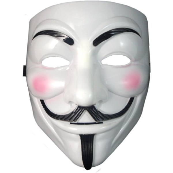 OnceAll V för Vendetta Guy Fawkes Ansiktsmask Fancy Halloween Cosplay