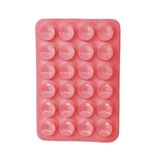 Silikon sugpropp för mobiltelefonfäste Sugpropp med baksida rosa 1 st{sl} pink 1pcs