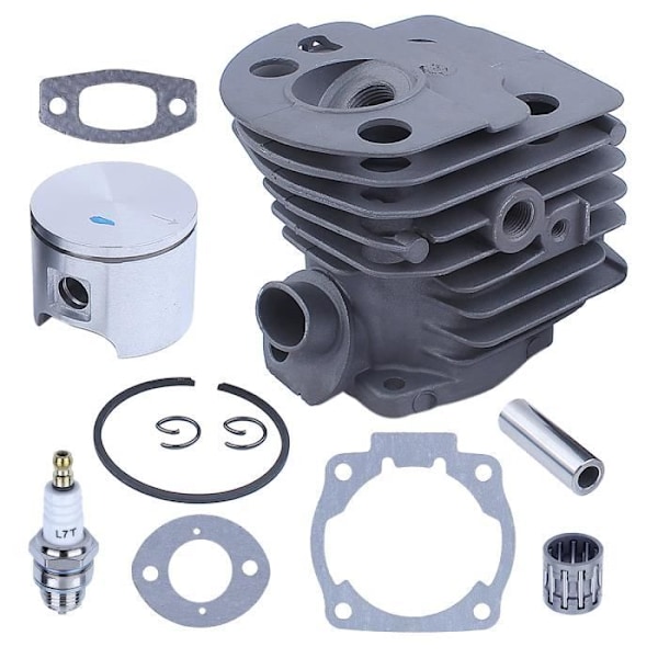 46mm Cylinder Kompatibel med Husqvarna 51 55 Rancher Ersätter Kompatibel med 503609171 503609172 med Nålpinnedämpare Kit