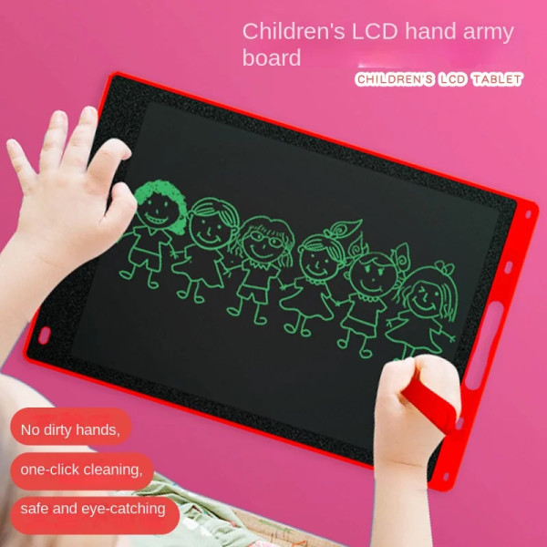LCD-skrivtavla Magnetisk plast Graffitimålning Ritblock Barn Pedagogiska inlärningsleksaker Födelsedagspresent Gratis frakt