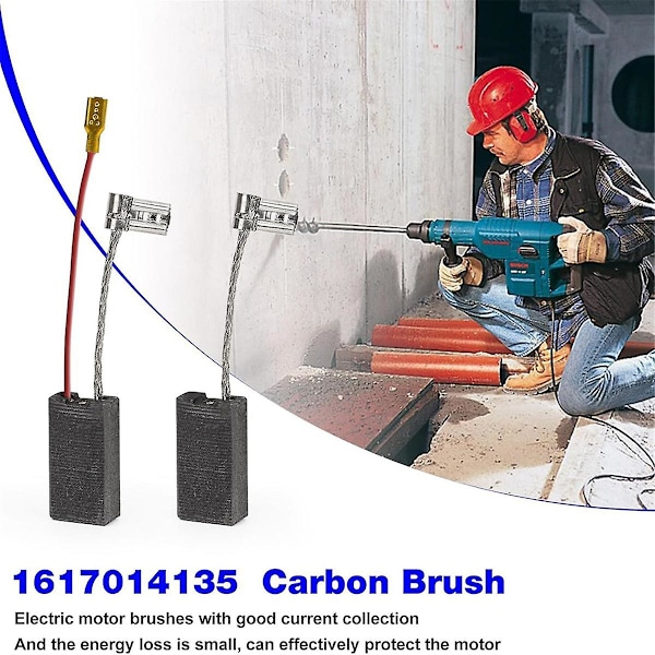 1617014135 Motor Kulbørste GBH 7 de GBH 7-45 de GBH 7-46 de GBH 7-36 S20G A69 Borehammer Kul