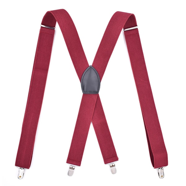 Men's elastic suspender, adjustable length elastic suspender, suitable for everyone's size, suspender