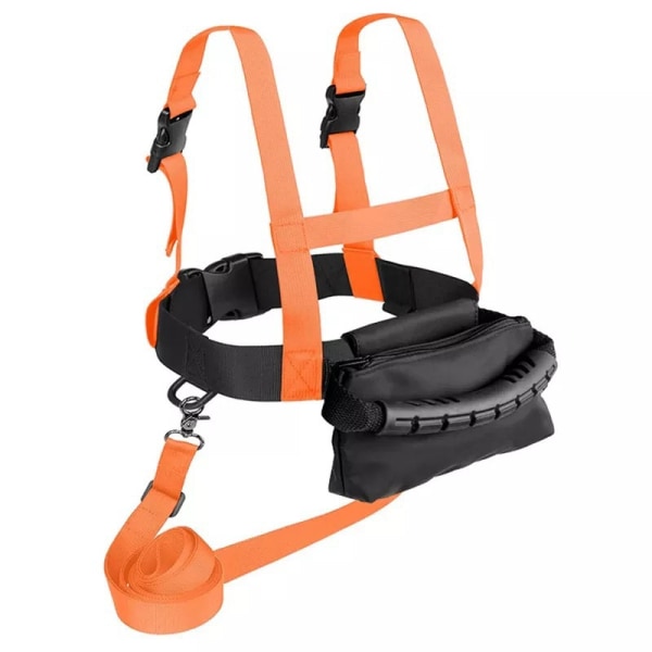 Utomhus skridskoåkning barns skidsäkerhetsbälte Avtagbar tränare Orange