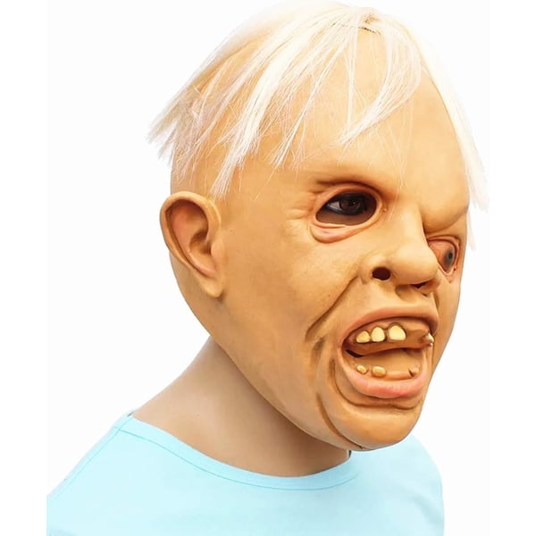 HAORONG Sloth Latex Mask Deluxe Goonies Halloween Maskeraddräkt 1980-talet 80-talet