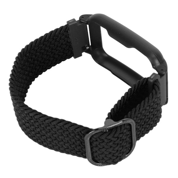 Nylon armband ersättning Wirstband justerbar sport andningsbar armband med fodral för Oppo Free Black med svart fodral