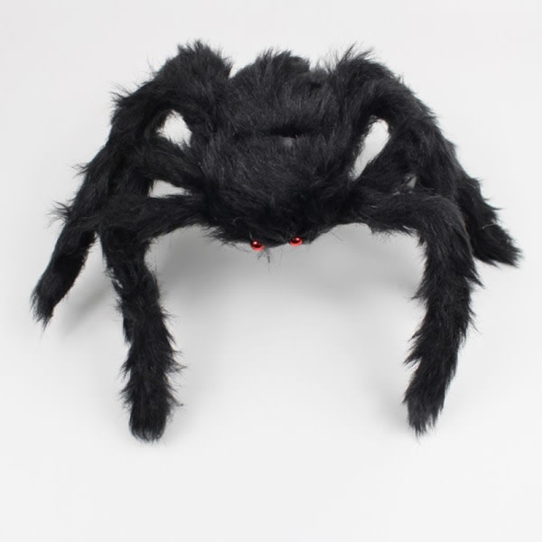 30/50 cm/75 cm Big Black Plysch Spindel Halloween-festdekorationer 75cm