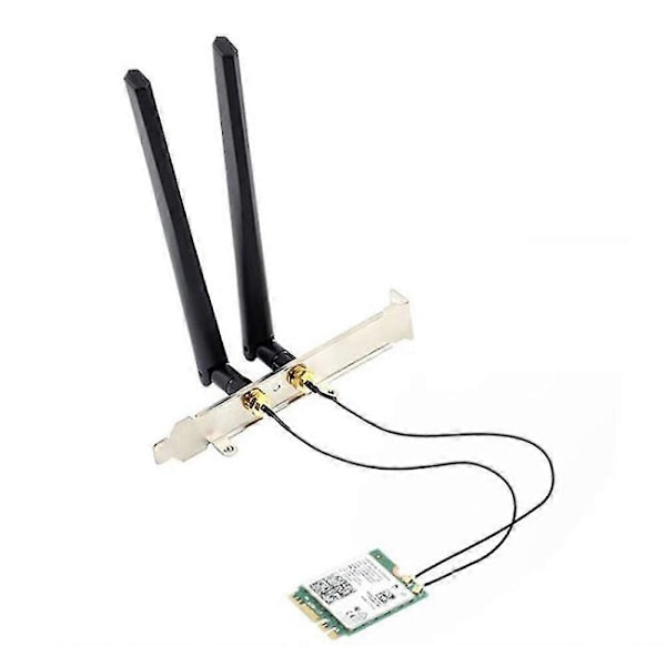WiFi 6E Desktop Kit Kompatibel med AX210 Bluetooth 5.2 Wifi Kort 802.11Ax 2.4Ghz/5Ghz AX210NGW Wi-F