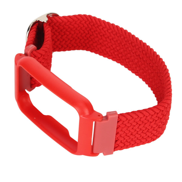 Nylon armband ersättning handledsband justerbar sport andningsbar armband med fodral för Oppo Free Red med rött fodral