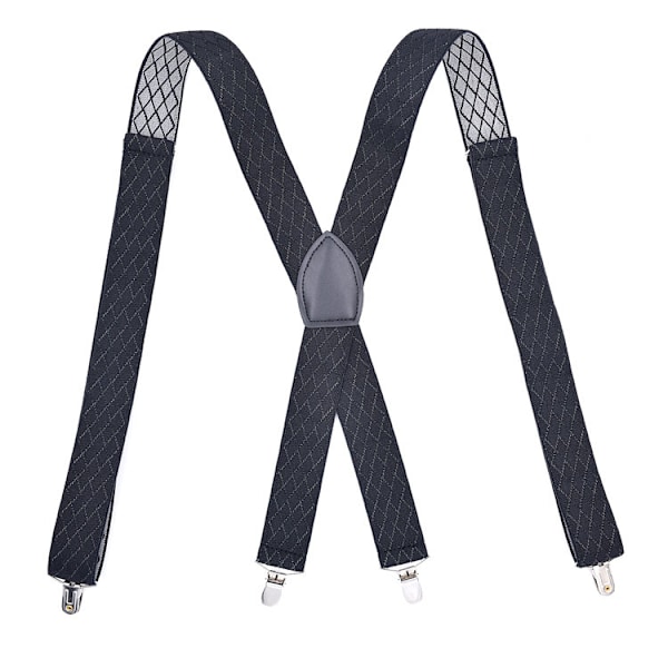 Men's elastic suspender, adjustable length elastic suspender, suitable for everyone's size, suspender