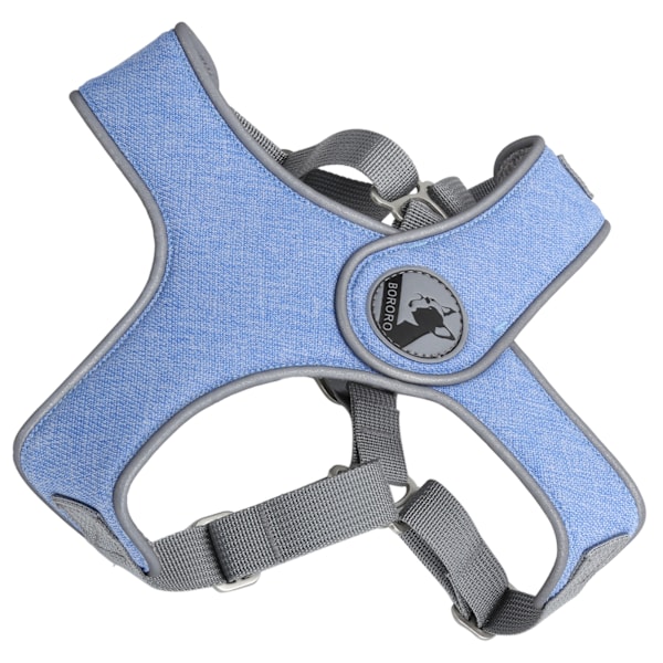 Pet Leash Vest Reflective Harness Adjustable Breathable Cat Dog Outdoor Walking StrapBlue XS