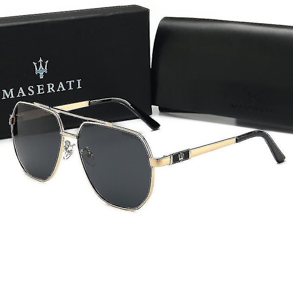 Uudet Maserati aurinkolasit suuret kehykset Maserati aurinkolasit polarisoidut ajolasit miehille{sl}