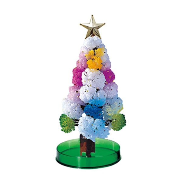 Mini julgran Magic tillväxt Kristallpapper Tree Tree Toy