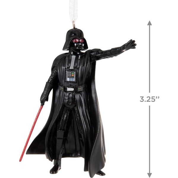 Obi-Wan Kenobi Darth Vader julgransprydnad, 25574834, H 8,3 cm x B 7 cm x L 3,2 cm, svart