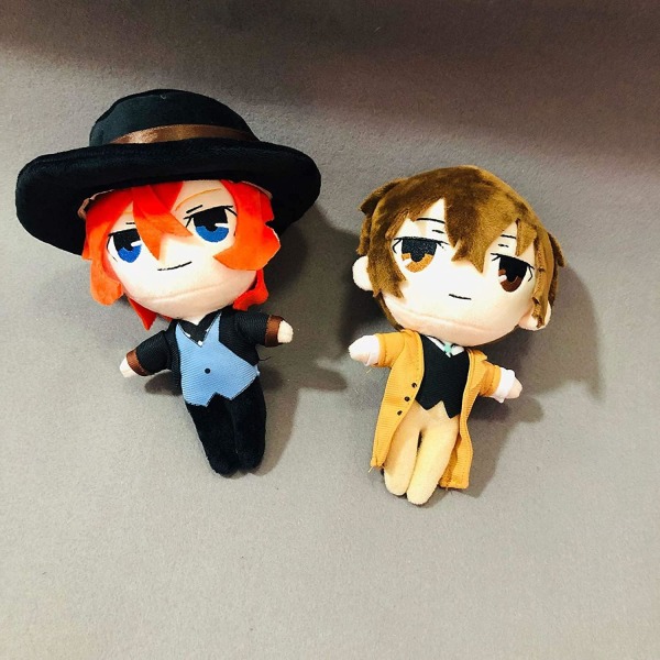 Tongyundacheng Bungo Stray Dogs plys bamse dukke 20 cm Nakahara Chuuya 20CM