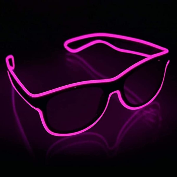 Trådlösa lysande LED-glasögon med blinkande läge