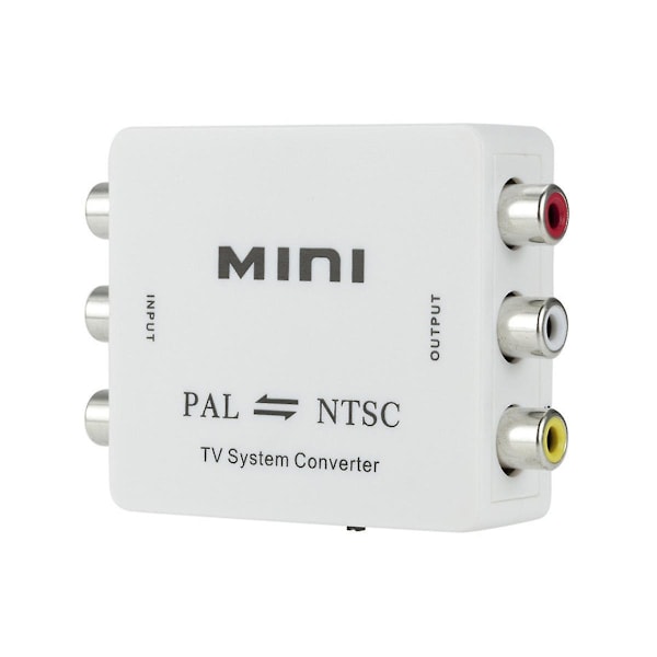 Mini Pal Ntsc Tvåvägs TV System Konverterare Switch Pal till Ntsc Ntsc till Pal Dubbelriktad TV Compos{EE}