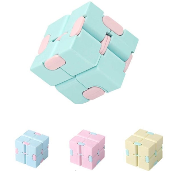 Fidget Toys infinity cube Antistress Green Blue