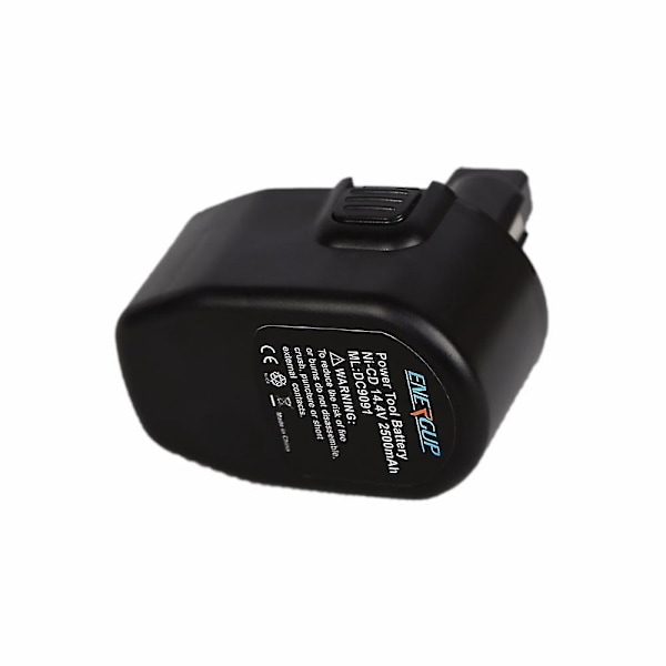 14.4V 3500mAh Ni-MH Batteri til Dewalt De9038 De9091 De9092 Dc551ka Dc830kb Dc835kb De9094 Dw935 De9094 3.0ah Sort