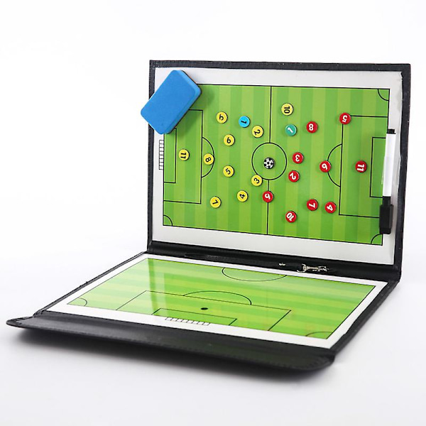 Dww-(54cm x 32cm) Fodbold Taktik Tavle, Fodboldtræner Magnetisk Tavle Bærbar Træningsstrategi til Træning Fodbold Tælling{EE}