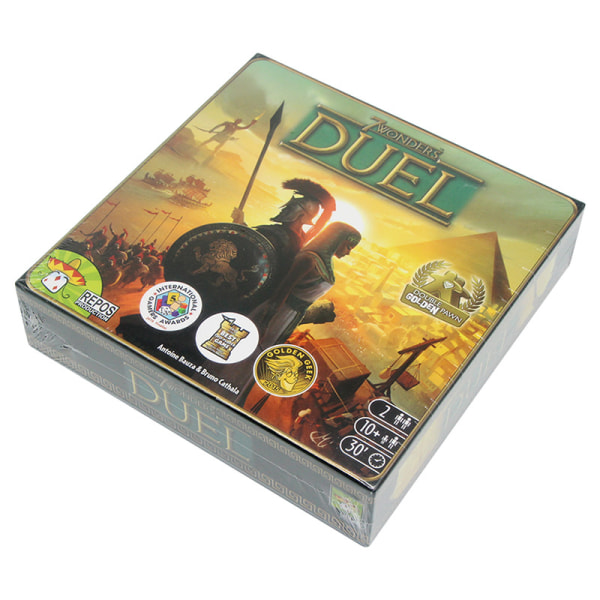 7 Wonders Duell - Brädspel (Grundspel) | Brädspel för 2 Spelare | Civilization och Strategi Brädspel ，Ålder 10+ ， Speltid 20-30 Minuter