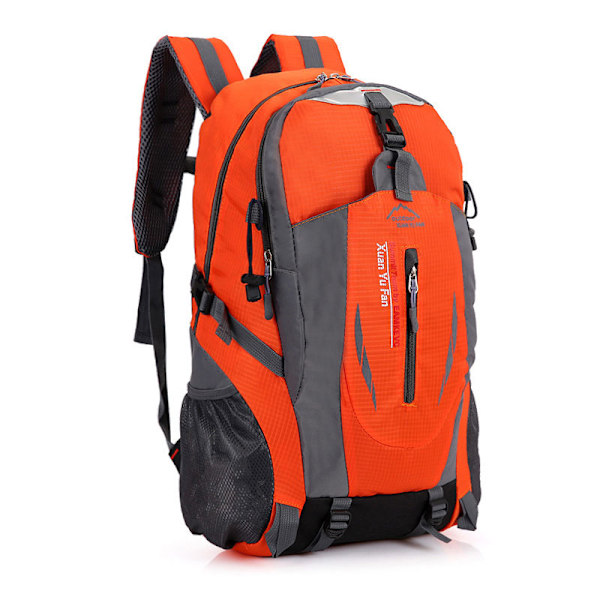 40L Suuri vedenpitävä reppu retkeilyyn, vaellukseen, ulkoiluun ja matkustamiseen Orange