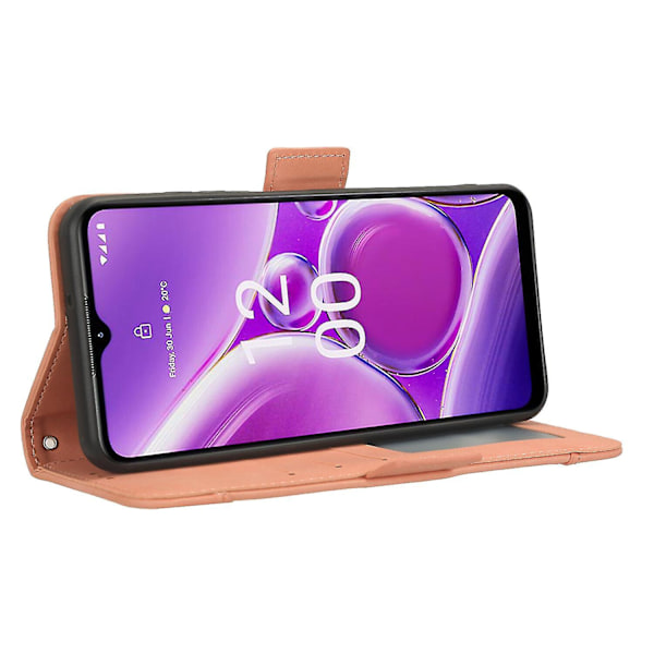 Nokia G42 5g -kotelo, säädettävä irrotettava korttipaikka, magneettinen sulkeminen, nahkainen lompakko yhteensopiva Nokia G42 5g -kotelon kanssa Pink