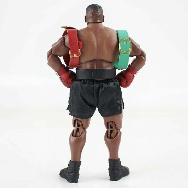 Mike Tyson Figur Bokser Med 3 Hovedskulpturer Actionfigur Samleobjekter Model