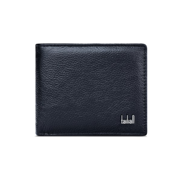 Business Men Slim Wallet Man PU Leather Bag Man Classic Design Dark brown