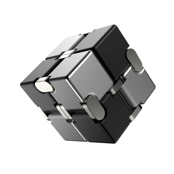 Metall Infinity Cube Anti Stress Aluminiumlegering Easy Play Office Flip Cubic Fidget Toy genshin Vuxna Ångestlindring qiyi custom