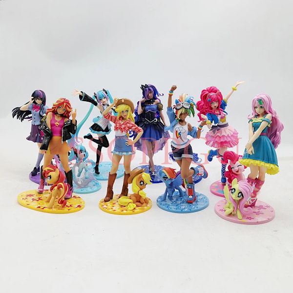 Kotobukiya My Little Pony: Friendship is Magic Fluttershy Figur Anime BISHOUJO STATUE PVC Action Figur Samlerobjekt Model Legetøj