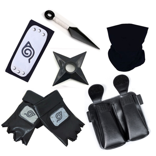 Anime Naruto Pannband Set Kakashi Mask