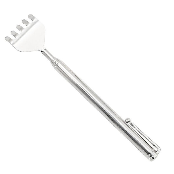 Stainless Steel Telescopic Back Scratcher Extendable Back Massager Tool With Pocket Clip(2pcs, Silver)