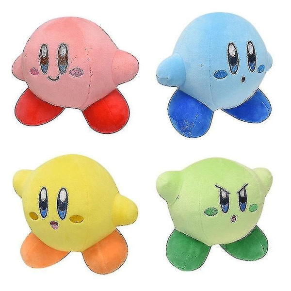 Anime Star Kirby stoppade leksaker Kawaii söt plyschdocka tecknad mjuk Peluche (flera tillgängliga) blue